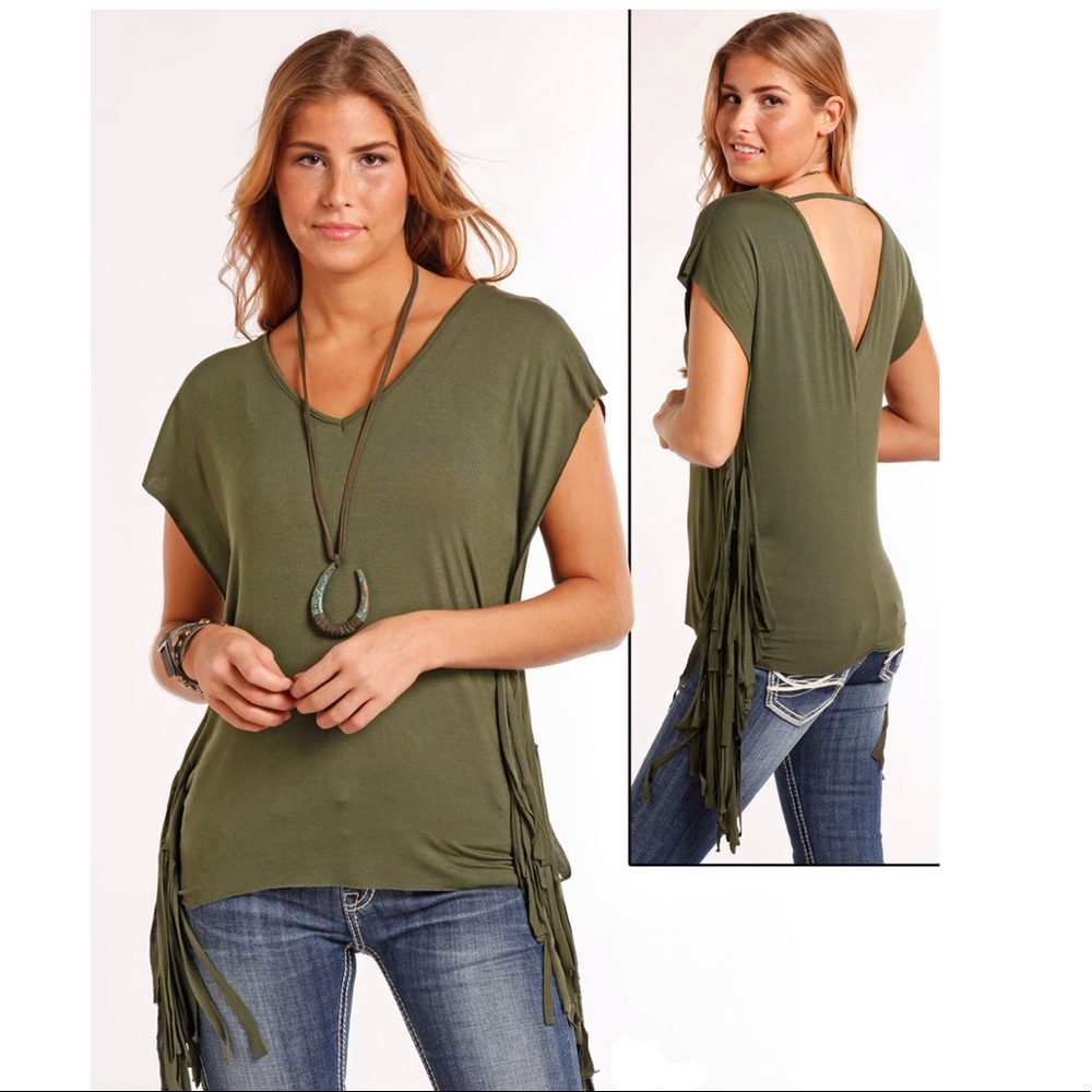 Fringe Panhandle shirt, NWT